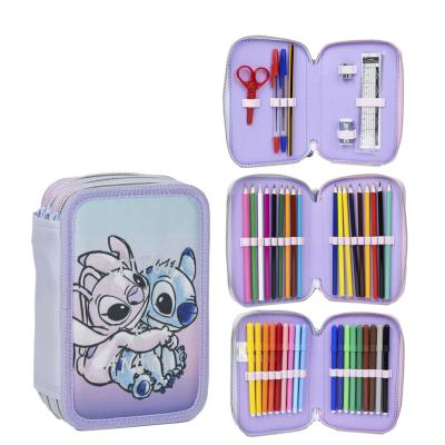 CERDÁ Plumier Stitch Disney triple