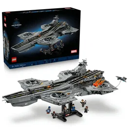 LEGO Marvel 76354 SHIELD Helicarrier Set de los Vengadores para Adultos Avión de Juguete