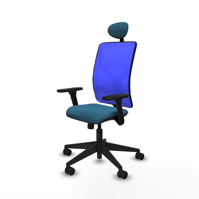 PIQUERAS Y CRESPO Silla de oficina Motilla con mecanismo Sincro Verde petróleo y Azul PIQUERAS Y CRESPO Silla de oficina Motilla con mecanismo Sincro Verde petróleo y Azul