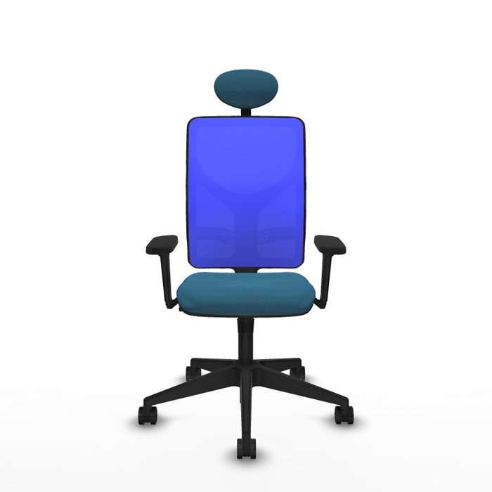 PIQUERAS Y CRESPO Silla de oficina Motilla con mecanismo Sincro Verde petróleo y Azul PIQUERAS Y CRESPO Silla de oficina Motilla con mecanismo Sincro Verde petróleo y Azul