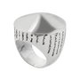 Demaria Anillo de Plata de Ley Plateado Tamaño 10