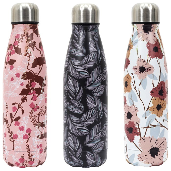 Cook Concept Termo Botella 500 Ml Primavera - Mantiene caliente 6h, frío 18h - Acero Inoxidable Doble Pared Cook Concept Termo Botella 500 Ml Primavera - Mantiene caliente 6h, frío 18h - Acero Inoxidable Doble Pared