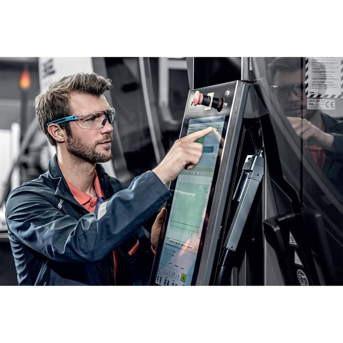 uvex x-fit pro side arm spectacles Azul / Gris