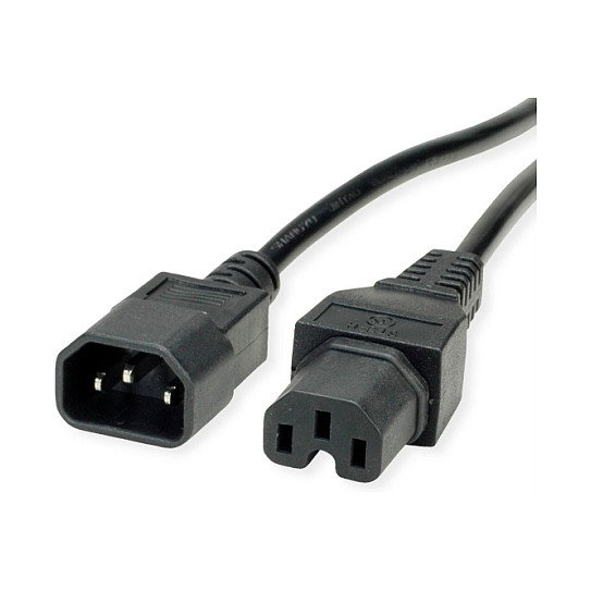 Cable de alimentación C14 a C15 19.99.1120, 0,5 m, Negro Cable de alimentación C14 a C15 19.99.1120, 0,5 m, Negro