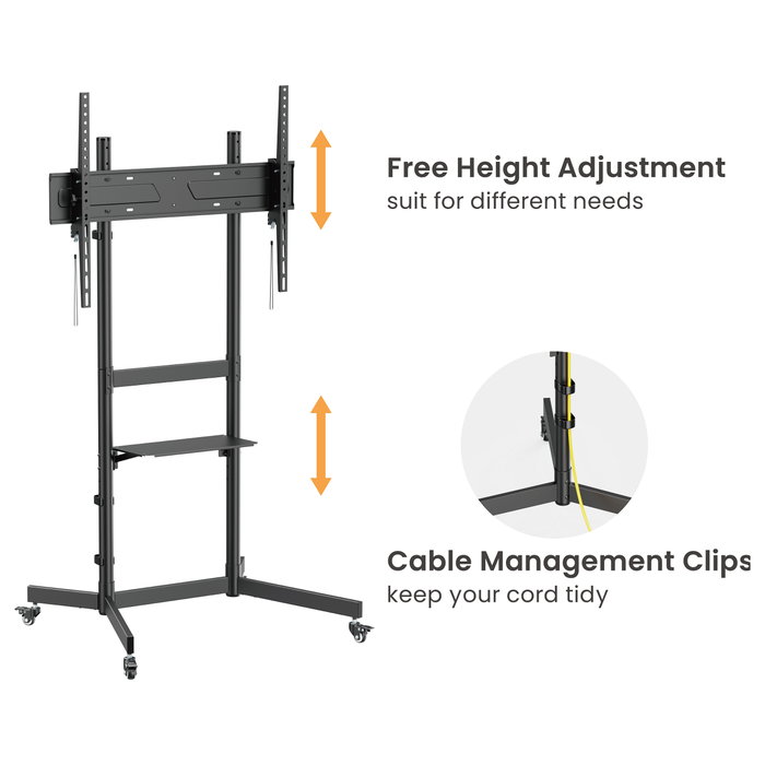 Equip Soporte de suelo 650637 para pantalla de 55-100 pulgadas