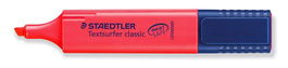 Marcador Fluor Staedtler 364 Textsurfer Classic Rojo (Set de 10)