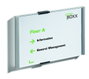 Durable INFO SIGN Placa de identificación para puertas, 210 x 148,5 mm, Metal Plateado