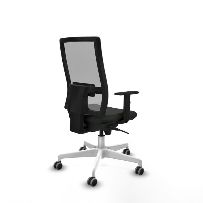 PIQUERAS Y CRESPO Silla de oficina Horna con mecanismo Sincro, Negro y Gris PIQUERAS Y CRESPO Silla de oficina Horna con mecanismo Sincro, Negro y Gris