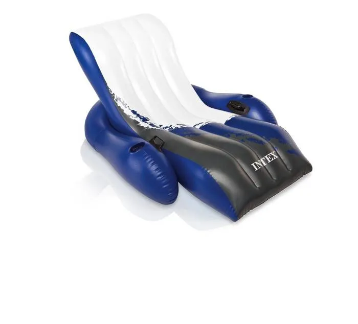 INTEX Tumbona inflable de lujo con diseño curvo
