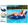 INTEX Tumbona inflable de lujo con diseño curvo