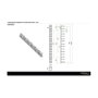 StarTech.com Gestor de Cableado Vertical con Anillas en D, 1,8m, Negro