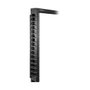 StarTech.com Gestor de Cableado Vertical con Anillas en D, 1,8m, Negro