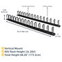 StarTech.com Gestor de Cableado Vertical con Anillas en D, 1,8m, Negro