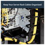 StarTech.com Gestor de Cableado Vertical con Anillas en D, 1,8m, Negro