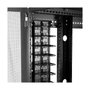 StarTech.com Gestor de Cableado Vertical con Anillas en D, 1,8m, Negro