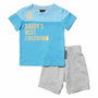 Conjunto Deportivo para Bebé Reebok G ES Inf SJ SS Gris Azul 6 Meses