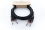 Cordial Cable De Audio Doble Mono Jacks 6 M