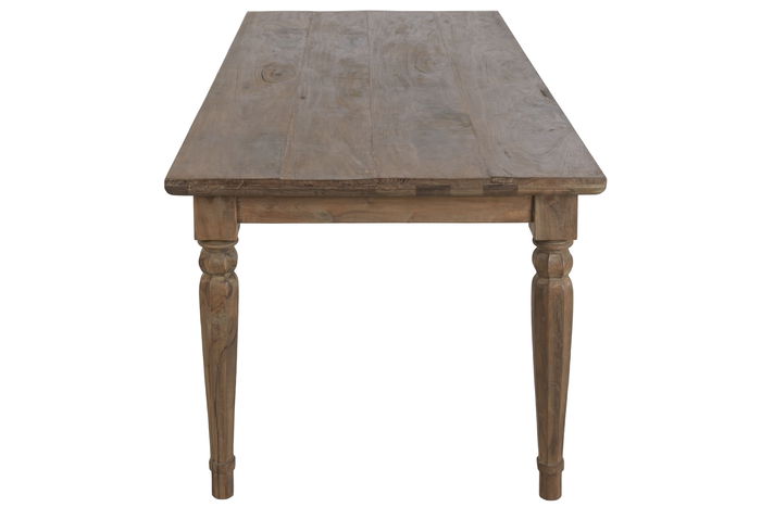 DKD Home Decor Mesa Comedor Item Home 200 x 90 x 78 cm Teca reciclada