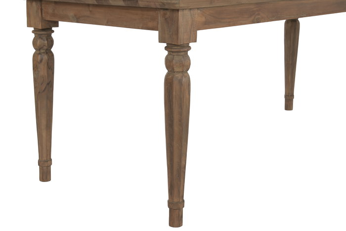 DKD Home Decor Mesa Comedor Item Home 200 x 90 x 78 cm Teca reciclada