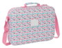 Cartera Extraescolar Reciclada y Floresistente Safta - Modelo Moos, Resistente, Dimensiones 280x380x60 mm