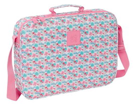 Cartera Escolar Moos Flores Multicolor 38 x 28 x 6 cm