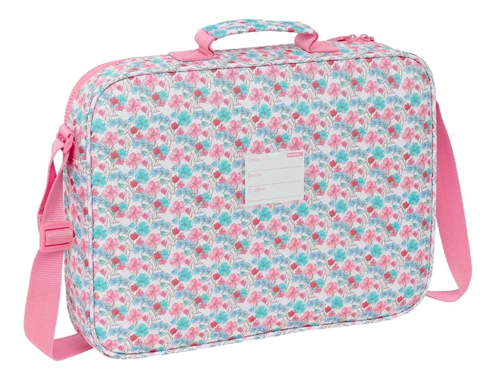 Safta Cartera Extraescolar Moos Flores Reciclada Safta Cartera Extraescolar Moos Flores Reciclada