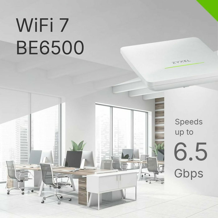 Zyxel NWA90BEPRO Punto de Acceso WiFi 7 BE6500 Blanco Zyxel NWA90BEPRO Punto de Acceso WiFi 7 BE6500 Blanco