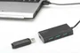 Digitus Hub USB 3.2 Gen 1 con 4 puertos y alimentación, Negro