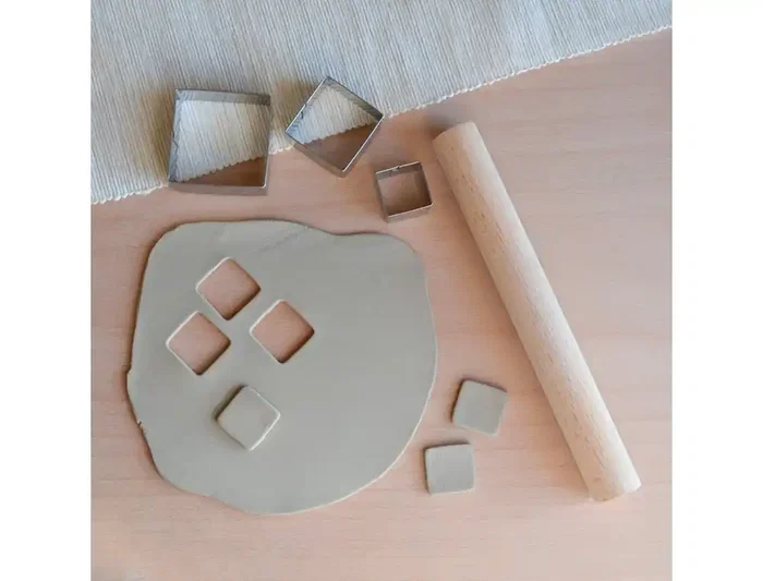 SIO-2 Cortador Metálico SIO-2 Cuadrado Set de 3 Piezas - Herramienta para Cerámica y Arcilla - Metal Resistente