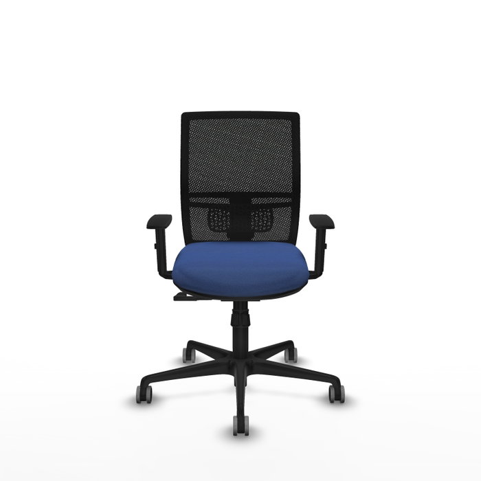 PIQUERAS Y CRESPO Silla de oficina Yunquera con mecanismo Sincro, Azul marino y Negro PIQUERAS Y CRESPO Silla de oficina Yunquera con mecanismo Sincro, Azul marino y Negro