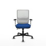PIQUERAS Y CRESPO Silla de oficina Haches con mecanismo Sincro/Traslack Azul y Blanco