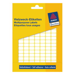 AVERY Zweckform Etiquetas 3306 blancas de 13,0 x 8,0 mm - 3.712 unidades