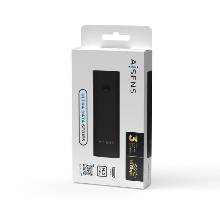 Aisens Caja Externa M.2 NVMe ASM2-020B USB 3.2 Gen2 Negra