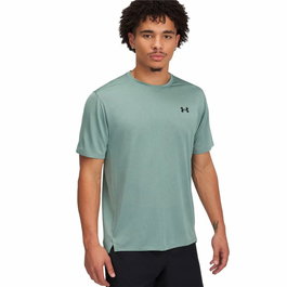 Camiseta de Manga Corta Hombre Under Armour Tech Azul 3-4 Años