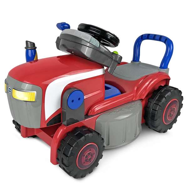 VTech Triciclo Infantil 2 en 1 Rojo Convertible en Tractor y Cortacésped con Sonidos y Luces 55x15x38 cm VTech Triciclo Infantil 2 en 1 Rojo Convertible en Tractor y Cortacésped con Sonidos y Luces 55x15x38 cm