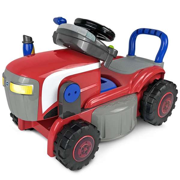 VTech Triciclo Infantil 2 en 1 Rojo Convertible en Tractor y Cortacésped con Sonidos y Luces 55x15x38 cm VTech Triciclo Infantil 2 en 1 Rojo Convertible en Tractor y Cortacésped con Sonidos y Luces 55x15x38 cm