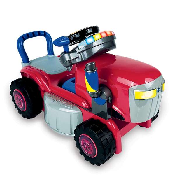 VTech Triciclo Infantil 2 en 1 Rojo Convertible en Tractor y Cortacésped con Sonidos y Luces 55x15x38 cm VTech Triciclo Infantil 2 en 1 Rojo Convertible en Tractor y Cortacésped con Sonidos y Luces 55x15x38 cm