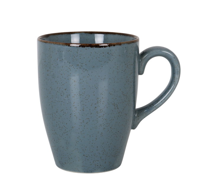 Santa Clara Taza de Cerámica Azul "Salvora", 350 cc, Colección Sta Clara (12 Unidades)