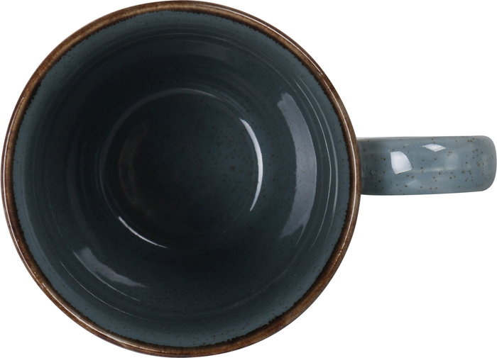 Santa Clara Taza de Cerámica Azul "Salvora", 350 cc, Colección Sta Clara (12 Unidades)