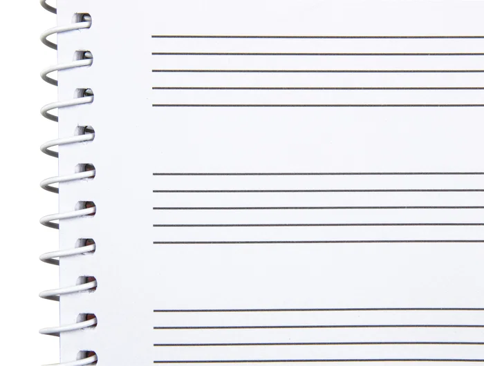 Liderpapel Bloc de música de pentagrama 3mm cuarto 20 hojas 100g/m2