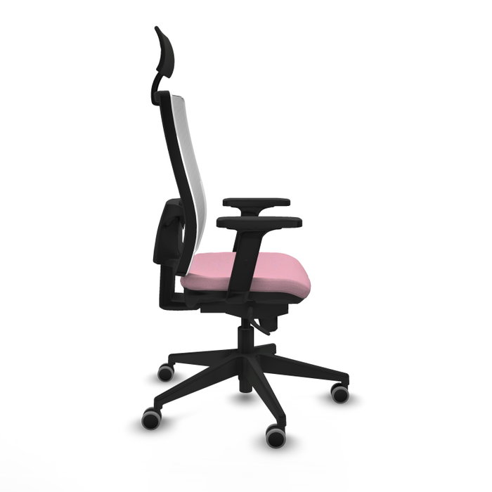 PIQUERAS Y CRESPO Silla de oficina Horna Rosa y Blanco PIQUERAS Y CRESPO Silla de oficina Horna Rosa y Blanco