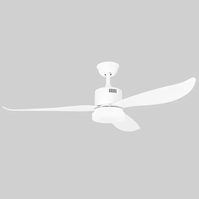 Orbegozo CP 103132 - Ventilador de techo con luz LED, 132 cm, 3 velocidades, 3 aspas, 60 W, temporizador y mando a distancia, blanco