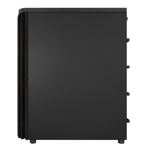 Asus ProArt PA401 Wood Edition PC Case with Glass Side Panel, Model 90DC00M0-B39000, Black on Transparent