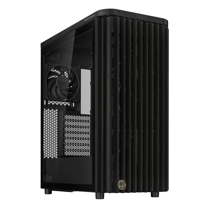 Asus ProArt PA401 Wood Edition PC Case with Glass Side Panel, Model 90DC00M0-B39000, Black on Transparent Asus ProArt PA401 Wood Edition PC Case with Glass Side Panel, Model 90DC00M0-B39000, Black on Transparent