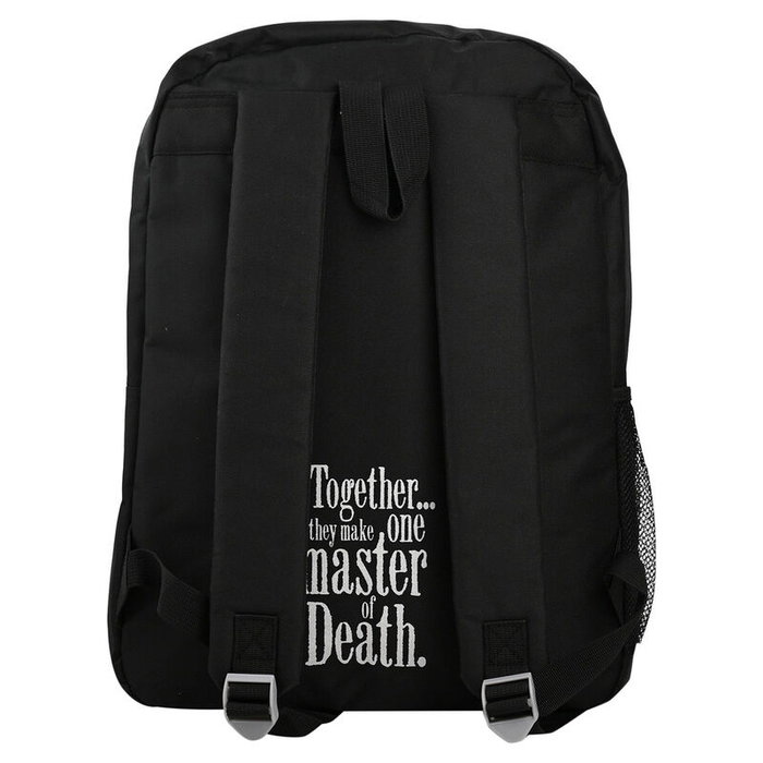 WIDDOP & CO Mochila Harry Potter Reliquias de la Muerte Dark Arts - Tela de alta calidad con adornos auténticos