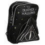 WIDDOP & CO Mochila Harry Potter Reliquias de la Muerte Dark Arts - Tela de alta calidad con adornos auténticos