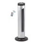 Orbegozo TWM 0975 Ventilador de Torre Oscilante, Negro/Acero Inoxidable, 45W, 3 Velocidades, Mando a Distancia, Temporizador 4h, 77 cm Alto