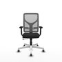 PIQUERAS Y CRESPO Silla de oficina Motilla Sincro/Traslack Negro/Gris