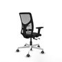 PIQUERAS Y CRESPO Silla de oficina Motilla Sincro/Traslack Negro/Gris
