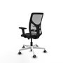 PIQUERAS Y CRESPO Silla de oficina Motilla Sincro/Traslack Negro/Gris